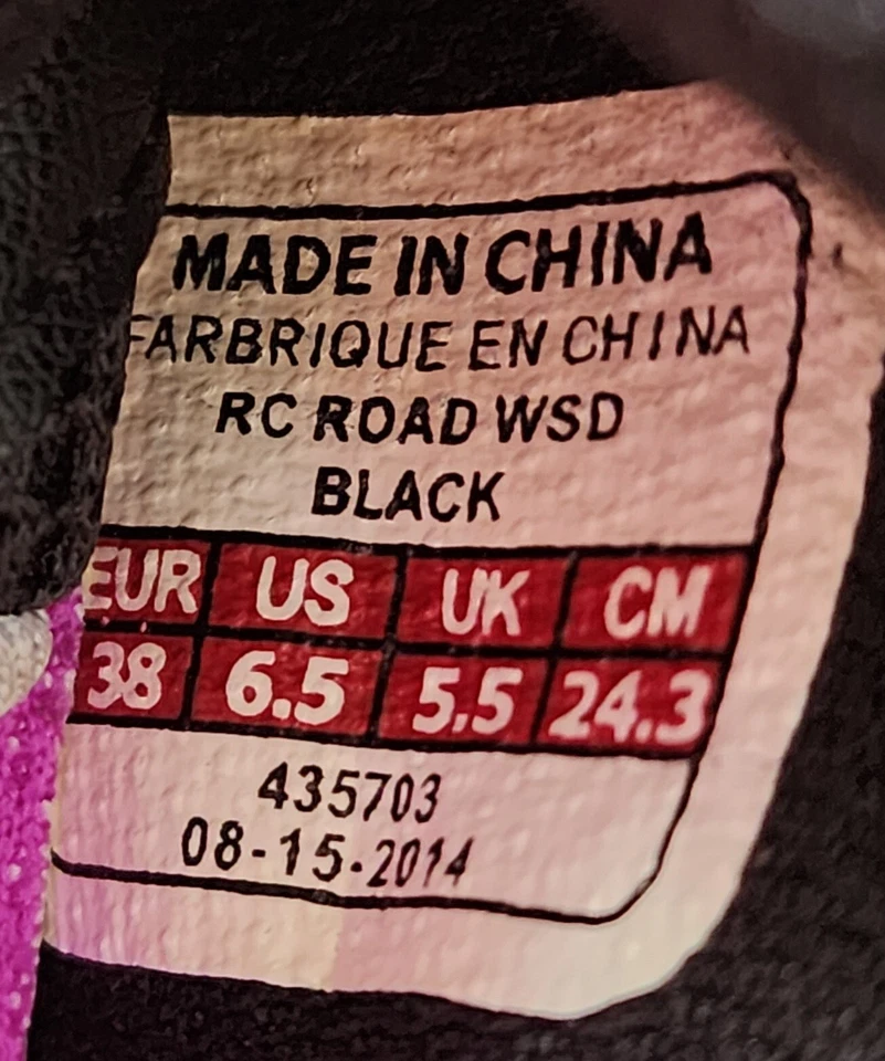 Zapatos para mujer Bontrager Race Inform Spin Cycling negros EE. UU. 6,5, Euro 38, Reino Unido 5,5 Foto 3 de 4