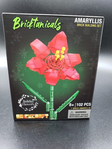 Brickcraft Bricktanicals "Fiore delle vacanze" e vaso rosso "Scegli i tuoi preferiti" - NUOVO - Foto 14 di 41