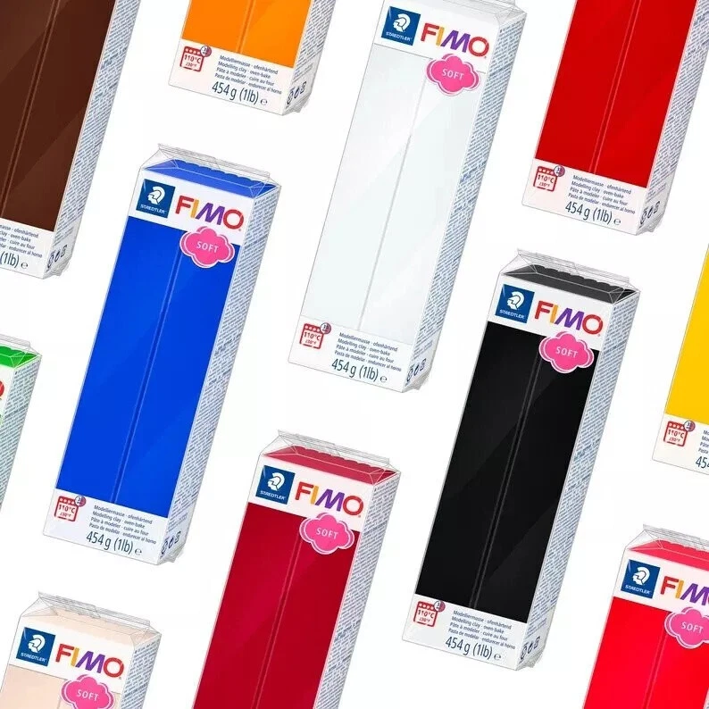 New Fimo Soft 454g Polymer Modelling Oven Bake Clay - 11 Colours To Choose - Image 2 of 4