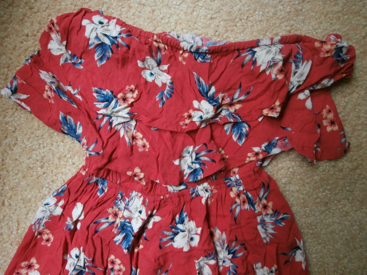 Hollister floral clearance jumpsuit