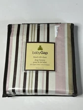 Baby GAP 100% Organic Cotton Fitted Crib Sheet: 28 X 52 New