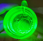 Boyd Glass CHAMBER POT or Mini Coffee Cup in Vaseline Glass from Early 2000's — photo 2