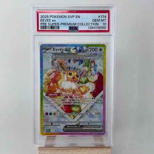 Eevee EX 174 Scarlet & Violet Promo Prismatic Evolution PSA 10 Super Premium SPC