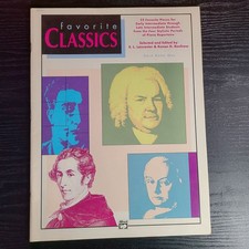 Favorite Classics Piano Solo Book One 22 Pieces Early Intermediate