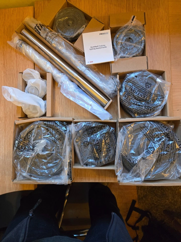 New PROIRON PRKCAS20K 20kg Adjustable Dumbbell Set, photo 1 of 2