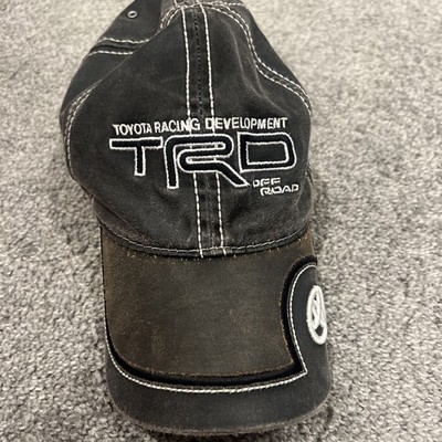 Very Rare Toyota TRD Hat Black Lightweight Breathable Leather Brim