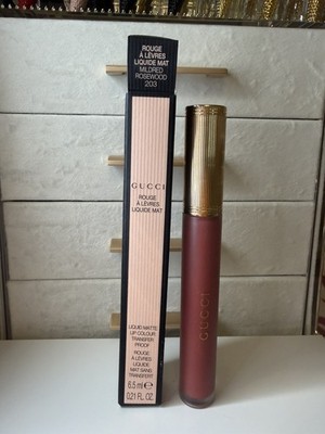 Gucci Rouge A Levres Liquid Matte Lip Color 203 Mildred Rosewood NWB $65 MSRP