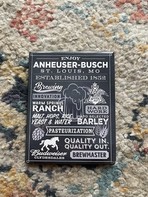 Budweiser Anheuser-Busch Brewing Magnet