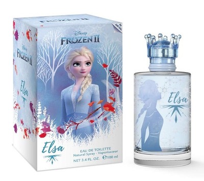 Disney Frozen II Elsa Eau de Toilette Spray for Girls, 3.4 Oz (100ml)