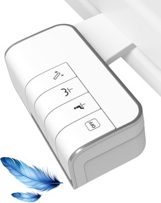 Bidet Attachment Non Electric Dual Nozzle White