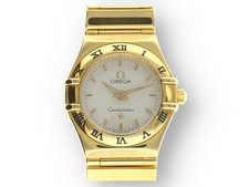 Original Omega Constellation Damen Uhr in 750 Gelbgold 2008