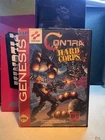 Contra: Hard Corps 1994 Sega Genesis Complete CIB Hang Tab w/ Reg Card + Manual