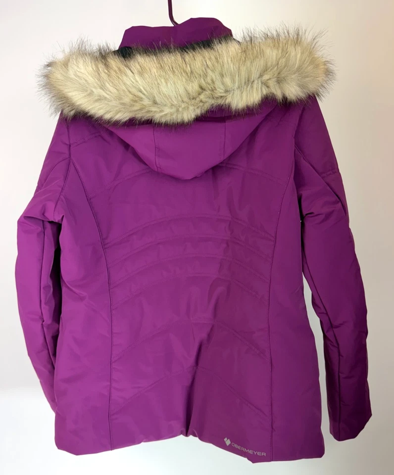 Chaqueta de esquí Obermeyer Tuscany Elite nueva con etiquetas. Mujer Talla 12 Purple Falls Foto 2 de 4