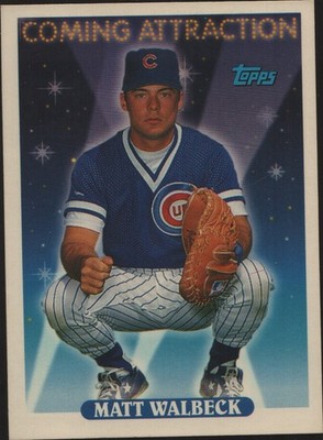 1993 Topps Matt Walbeck Coming Attraction
