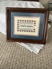 framed cross stitch vintage — photo 3