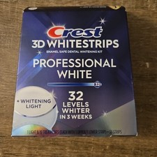 Crest 3D Whitestrips Professional White Whitening Light Level 32 38 Strip