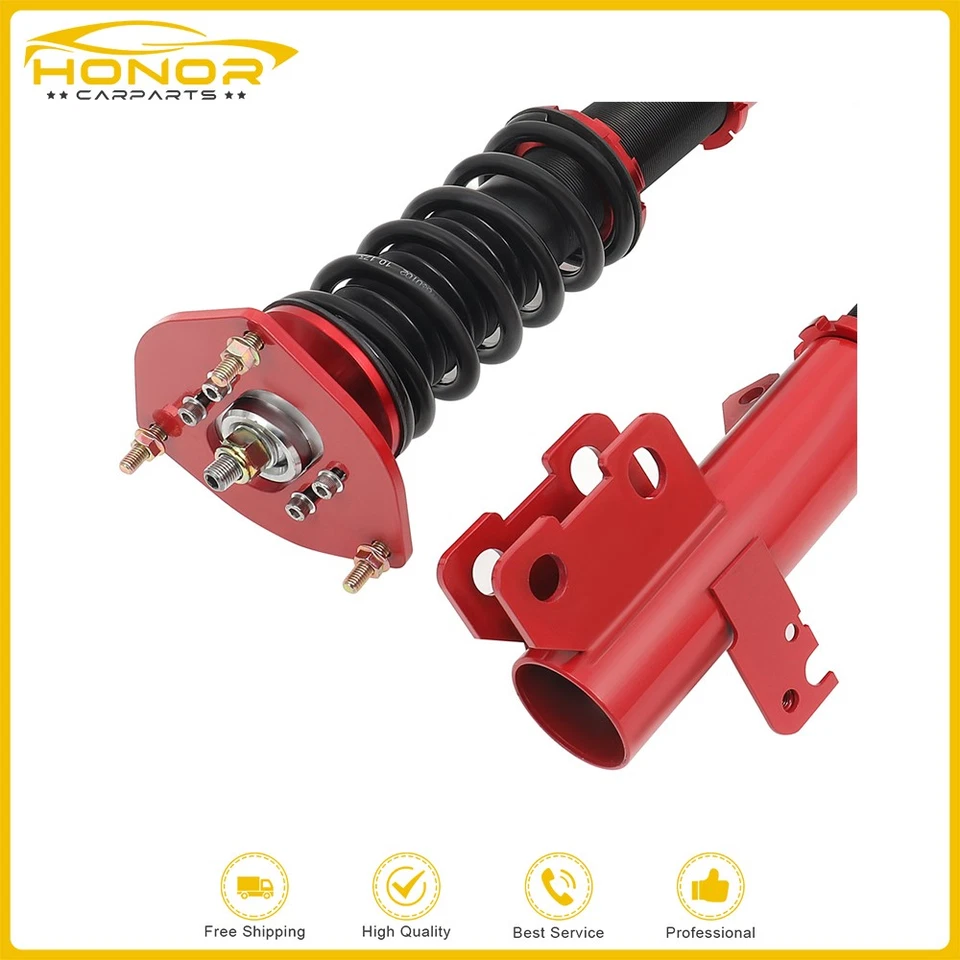 For Toyota Matrix E130 2003-08 Adj Height Coilovers Suspension Spring Shock Kits - Image 3 of 4