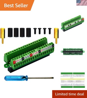 2.54mm Pitch RPi GPIO Terminal Block Module   Ideal for Raspberry Pi Projects