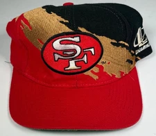 San Francisco 49ers Splash Hat Snapback Logo Athletic Vintage 90s