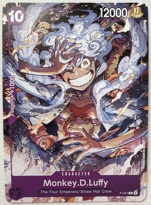 One Piece Monkey.D.Luffy P-041 - Starter Deck 18: PURPLE Monkey.D