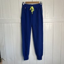 NWT FIGS Women  s Boston Slim Jogger Scrub Pants - 2XS- Electric Blue