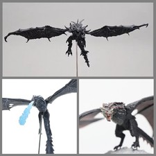 Game of Thrones & Skyrim Dragon Action Figure:Alduin & Drogon Collectible Statue