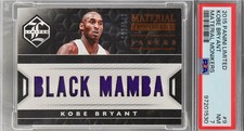 🔥🔥 ULTRA RARE 2015 Kobe Bryant Game Worn Jersey BLACK MAMBA  /149 (PSA POP 14)