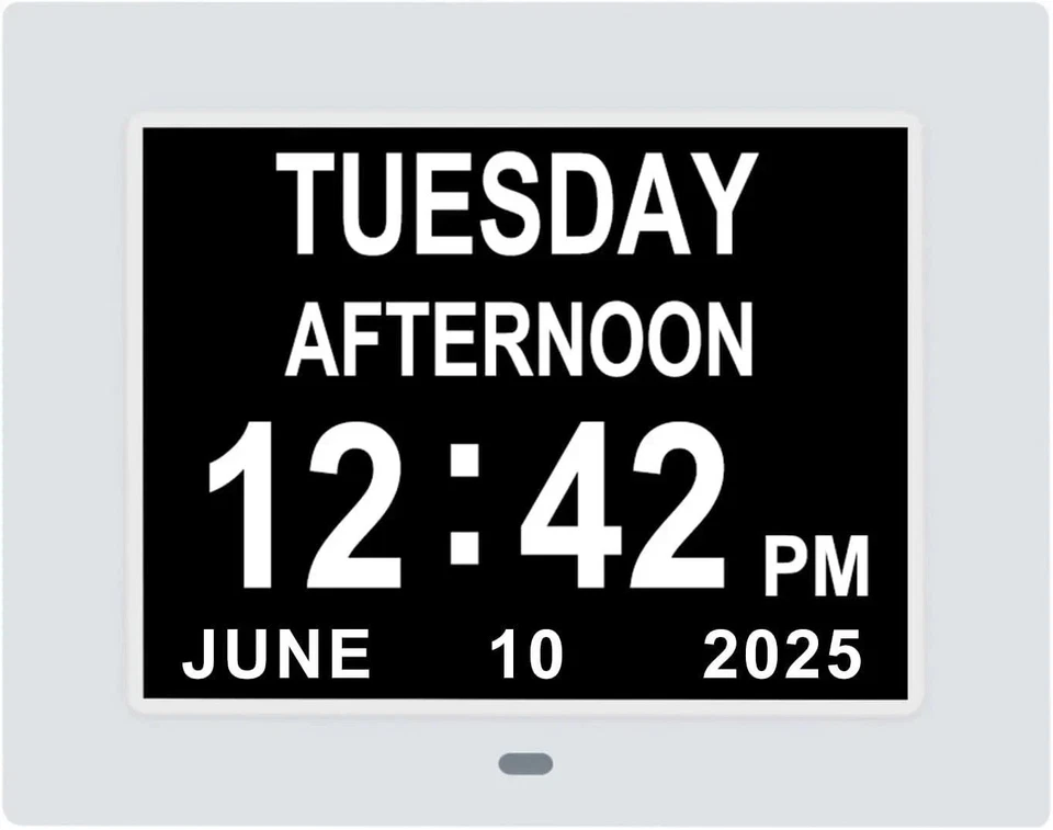 Relojes de Demencia para Mayores Reloj Digital Pantalla Grande con Fecha y Día de Wee Foto 2 de 4