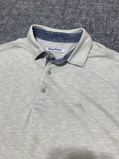 Tommy Bahama Polo Shirt Mens Size M Palm Coast Beach Casual Short Sleeve
