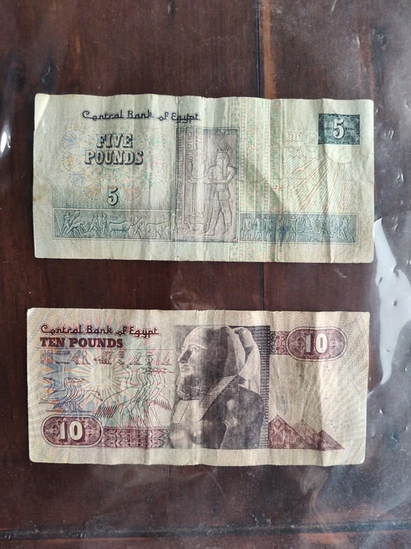 Central Bank Of Egypt Bank Notes Circulated