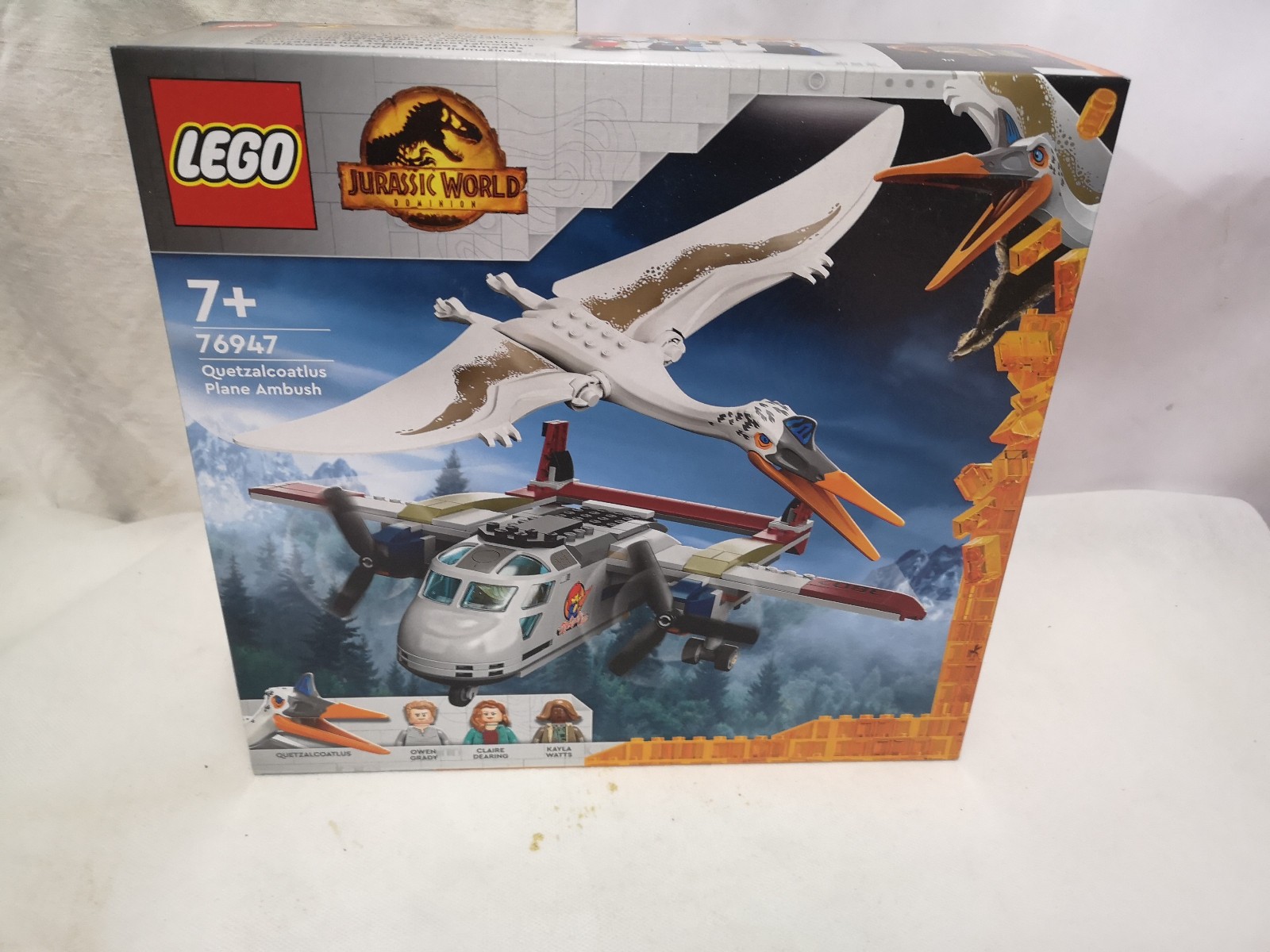 LEGO Jurassic World 76947 avion de ligne et grand dinosaure pour enfant