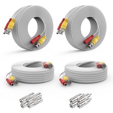 ANNKE 4 Pack 150 Feet Security Camera Cable, All-in-One BNC Video and Power C...