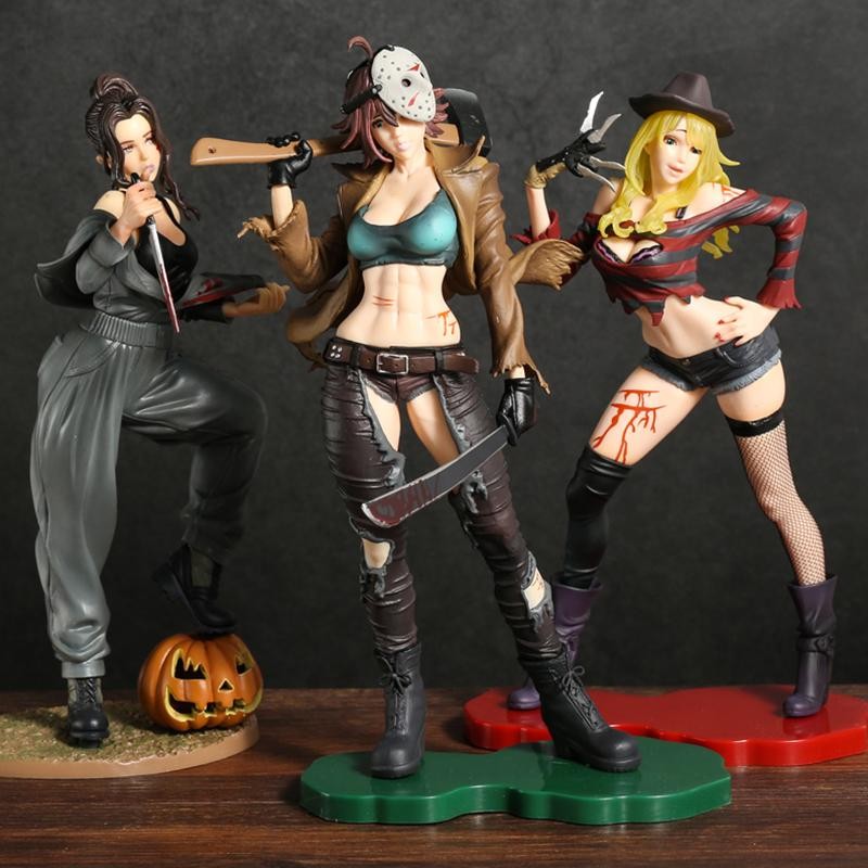 Horror Slasher PVC Collectible Figures | Scary Movie Inspired
