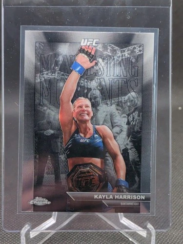 2026 Topps Chrome UFC Kayla Harrison Manifesting Moments