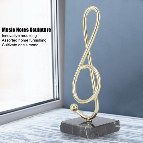 Music Notes Sculpture Nordic Style Light Luxury Hand Crafted Music Notes CS - Picture 11 of 12