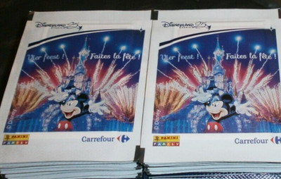Panini / Disney - 25 YEARS DISNEYLAND PARIS : LOT of 50 PACKS  