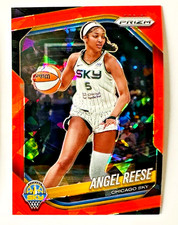 2025 Panini Prizm Angel Reese ORANGE Cracked Ice Prizm Card #92 Sky Star!