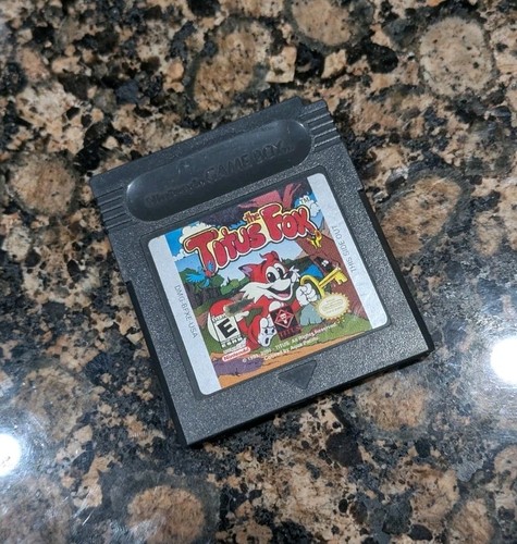 Titus the Fox Nintendo Gameboy Color - Cartridge Only