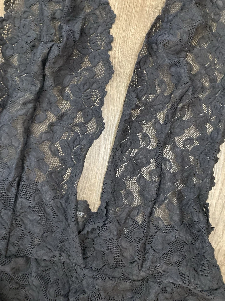 Adore Me Black Lace Plunge Lace Teddy Size Women’s Xl - Image 3 of 4