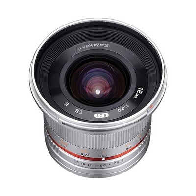 Samyang 12mm f/2.0 NCS CS Lens for Fujifilm X-Mount (Silver)