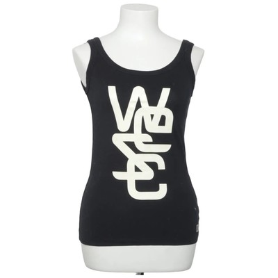 WeSC, Tank­top, Größe: S, Schwarz/Weiß, Baumwolle, Print, Damen #Hgh