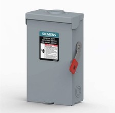 Siemens 60-Amp 2-Pole Non-Fusible Safety Switch, Outdoor, 240V - New