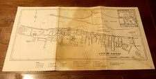 Vintage Map of Nassau New Providence Island N...