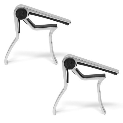 Tiger Gacapo2-2 Gitarren Capos - Doppelpack - Einfach zu bedienende Universal Gitarren Capos -