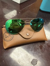 Ray Ban Kids / Youth Sunglasses Teal Blue Lens Metal Frame Small Aviators