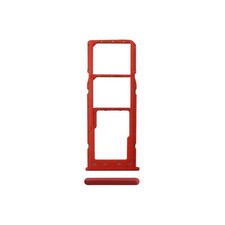 For Samsung A10 SIM Card Tray Holder Dual Red Replacement Part US