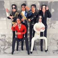 Michael Jackson Cosplay Doll Plush Stuffed Figure Abstract Joint Mobility Toy US