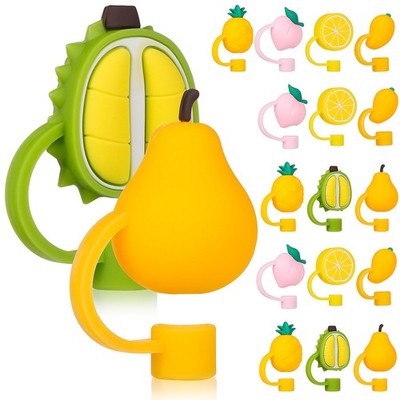 18 Pcs Silikon-strohhalm-überzug Strohabdeckkappe Trinkhalmhüllen