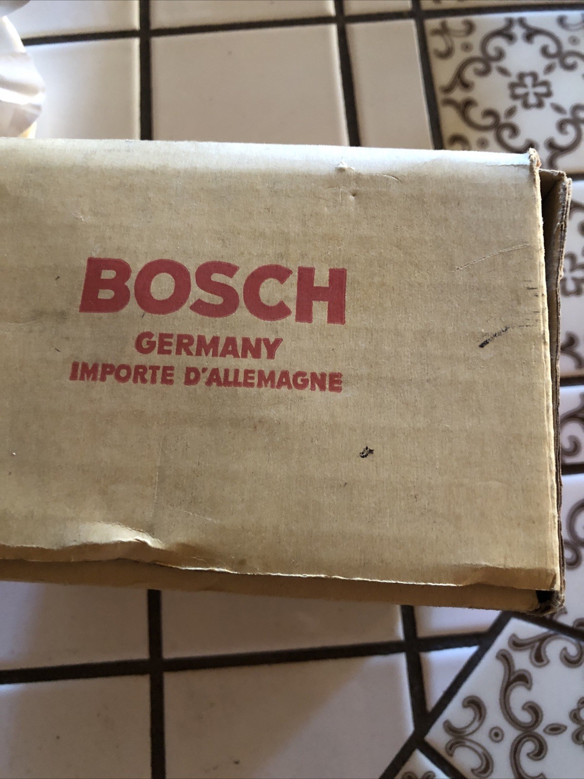 BOSCH HORN VINTAGE NOS  006 MERCEDES BMW FERRARI PORSCHE 280 230 250 SL RARE NEW