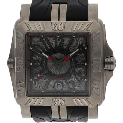 FRANCK MULLER 10800SCDT Conquistador Silver Dial Automatic Titanium Rubber